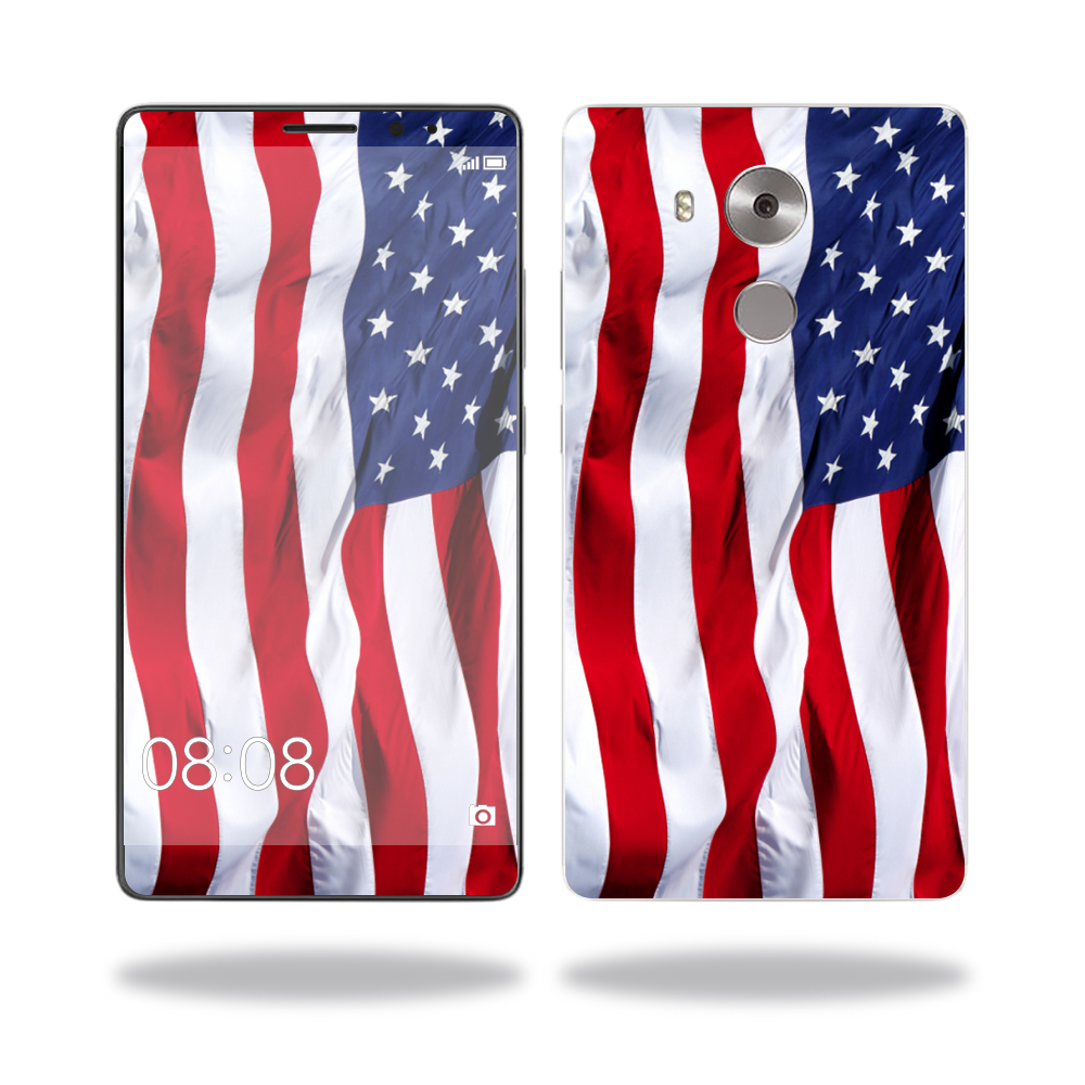 Picture of MightySkins HUMATE81-American Flag Skin for Huawei Mate 8 Wrap Cover Sticker - American Flag