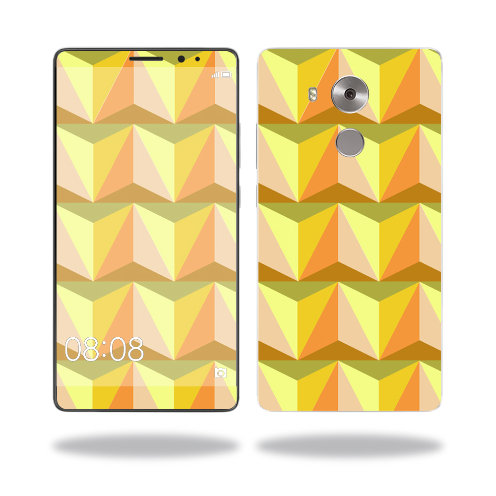 Picture of MightySkins HUMATE81-Angle Orange Skin for Huawei Mate 8 Wrap Cover Sticker - Angle Orange