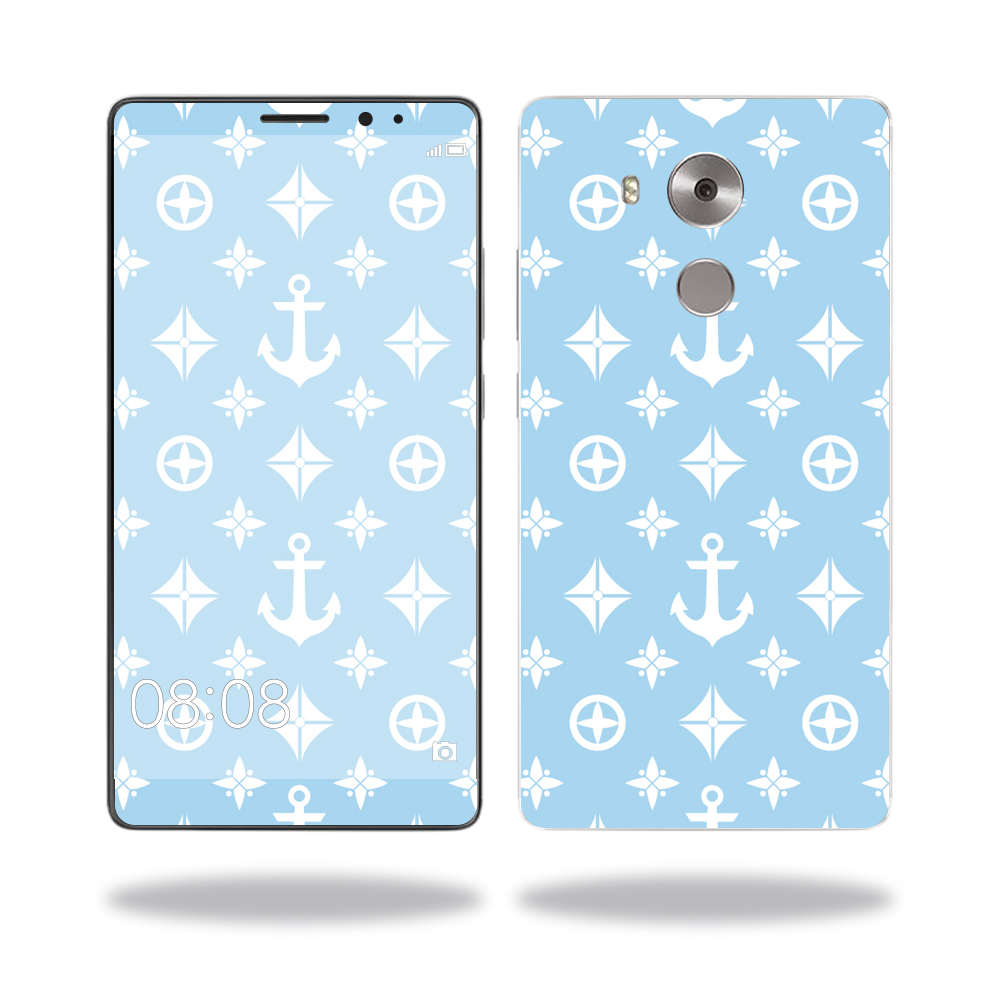 Picture of MightySkins HUMATE81-Baby Blue Designer Skin for Huawei Mate 8 Wrap Cover Sticker - Baby Blue Designer