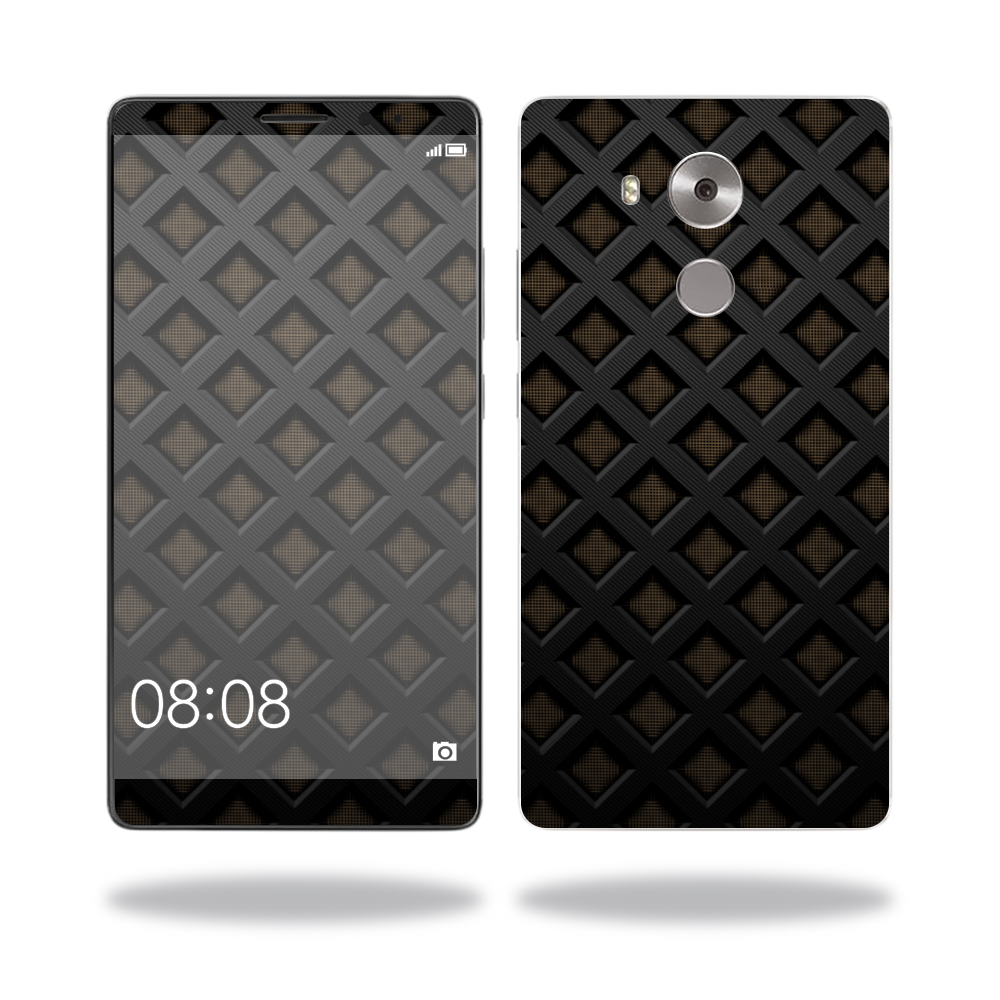 Picture of MightySkins HUMATE81-Black Wall Skin for Huawei Mate 8 Wrap Cover Sticker - Black Wall