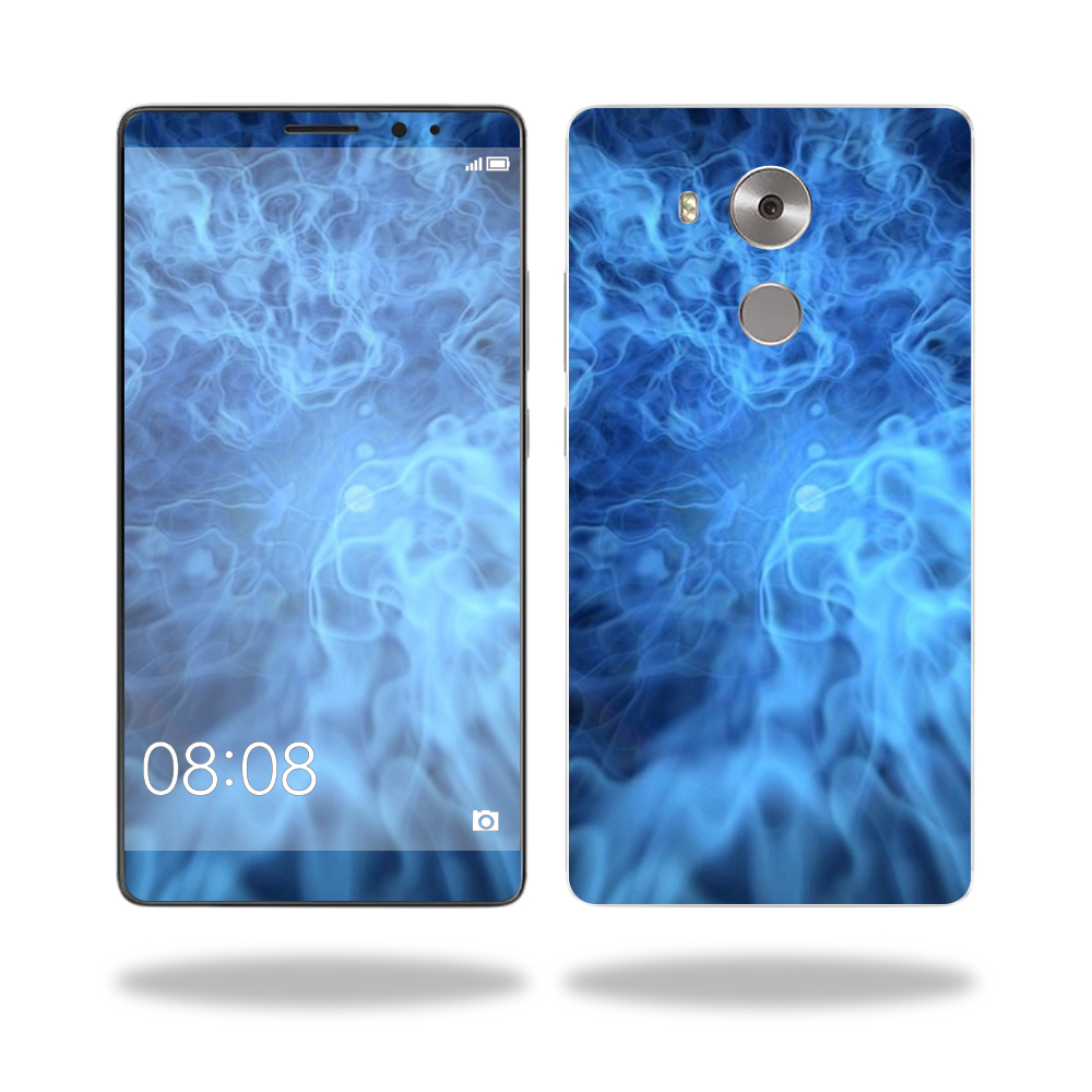 Picture of MightySkins HUMATE81-Blue Mystic Flames Skin for Huawei Mate 8 Wrap Cover Sticker - Blue Mystic Flames