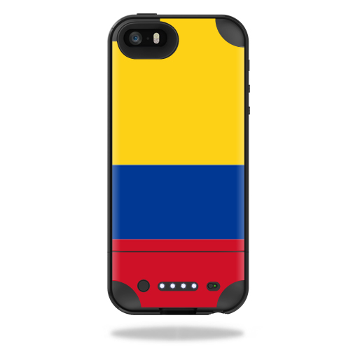 MJPIP5-Colombian Flag Skin for Mophie Juice Pack Plus iPhone 5, 5S & SE Case Wrap Cover Sticker - Colombian Flag -  MightySkins