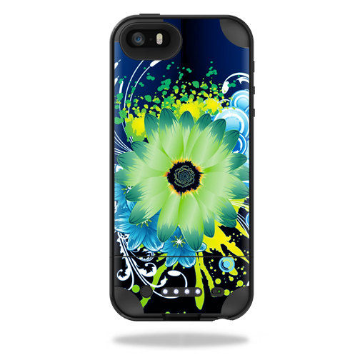 MJPIP5-Flower Explosion Skin for Mophie Juice Pack Plus iPhone 5, 5S & SE Case Wrap Cover Sticker - Flower Explosion -  MightySkins