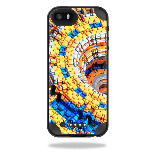 MJPIP5-Fractal Science Skin for Mophie Juice Pack Plus iPhone 5, 5S & SE Case Wrap Cover Sticker - Fractal Science -  MightySkins