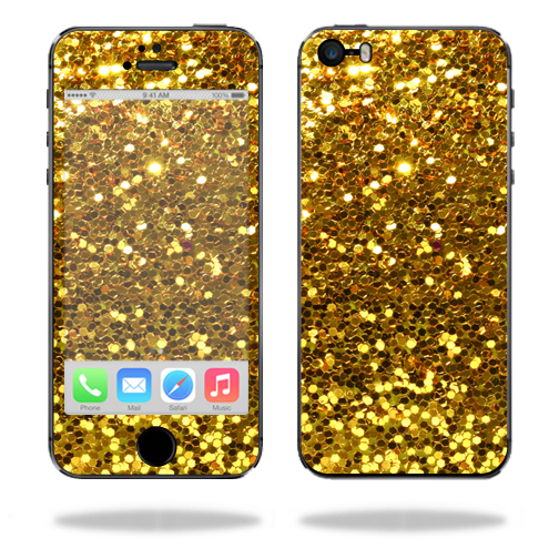 MightySkins APIPH5S2-Gold Glitter