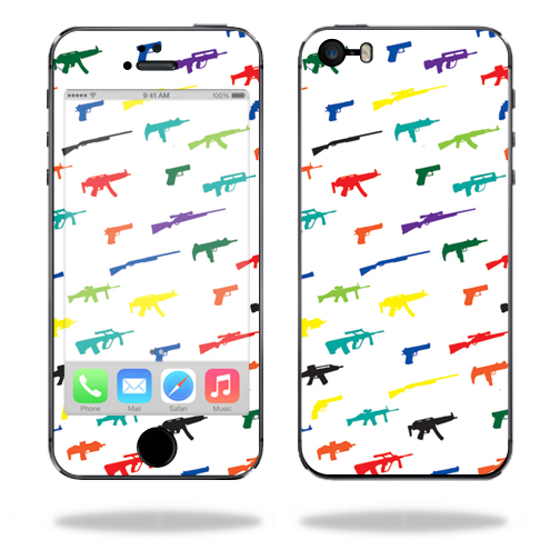 APIPH5S2-Fun Guns Skin for Apple iPhone 5, 5S & SE Wrap Cover Sticker - Fun Guns -  MightySkins