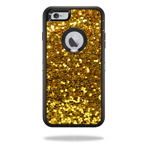 MightySkins OTDIP6PL-Gold Glitter