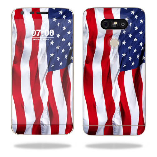 Picture of MightySkins LGG5-American Flag Skin for LG G5 Wrap Cover Sticker - American Flag