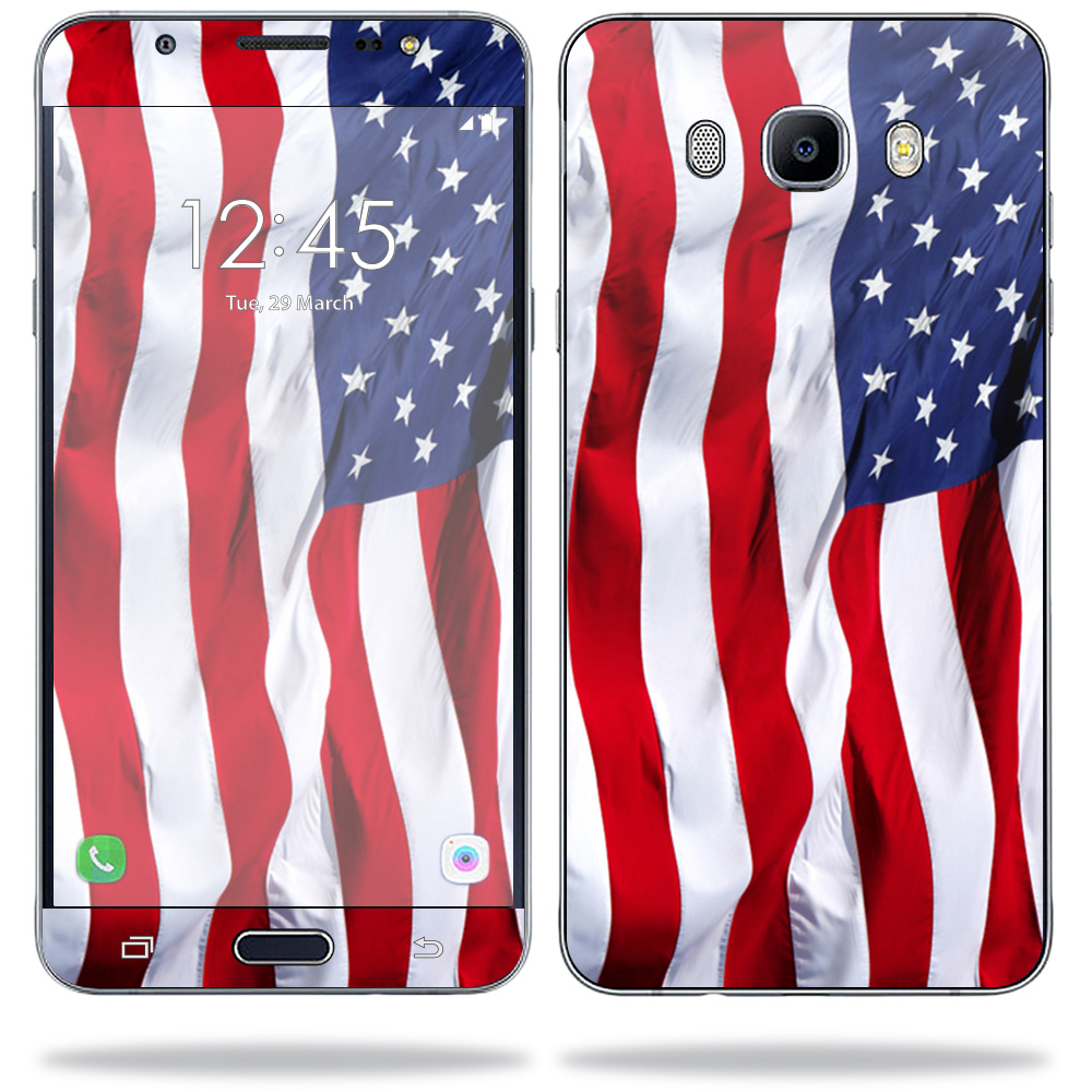 SAGJ7-American Flag Skin for Samsung Galaxy J7 2016 Wrap Cover Sticker - American Flag -  MightySkins