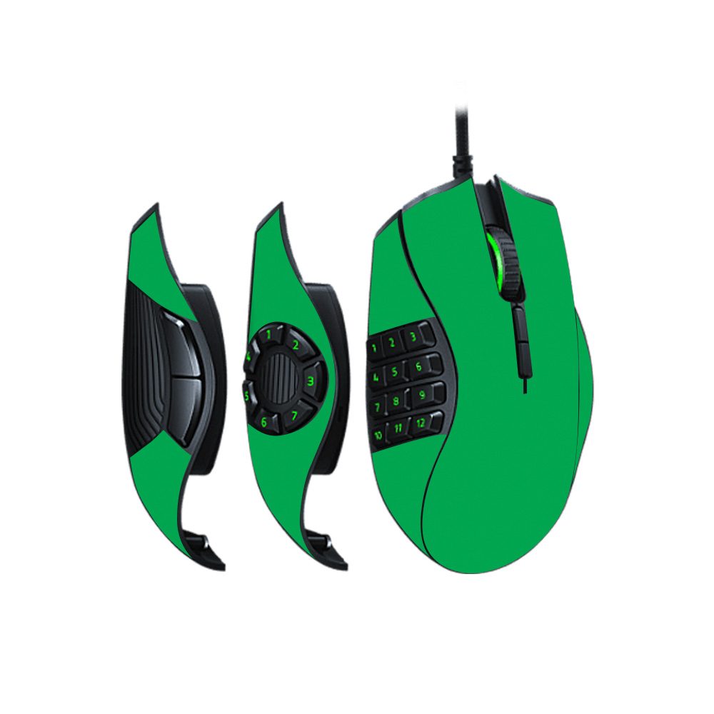 RANATR-Solid Green Skin for Razer Naga Trinity - Solid Green
