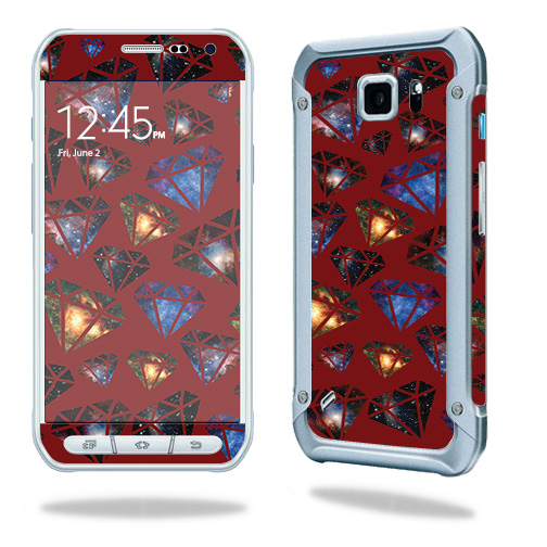 SAGS6ACTDiamond Galaxy Skin for Samsung Galaxy S6 Active  Diamond Galaxy