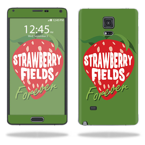 SGNOTE4-Strawberry Fields Forever Skin for Samsung Galaxy Note 4 - Strawberry Fields Forever -  MightySkins