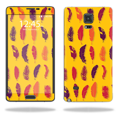 SGNOTE4-Feathers Skin for Samsung Galaxy Note 4 - Feathers -  MightySkins