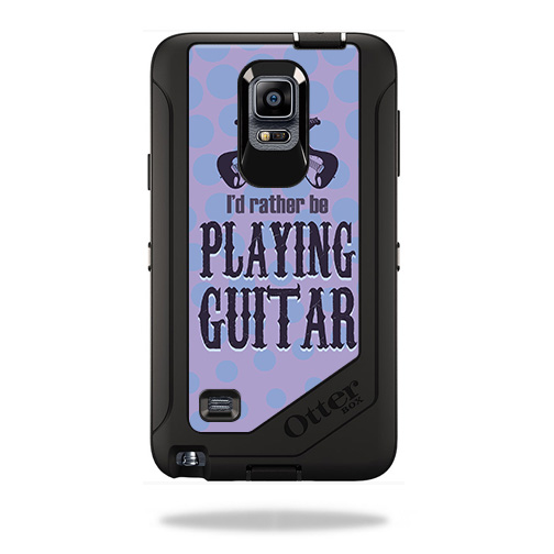 OTDSGNOT4-Playing Guitar Skin for Otterbox Defender Samsung Galaxy Note 4 - Playing Guitar -  MightySkins