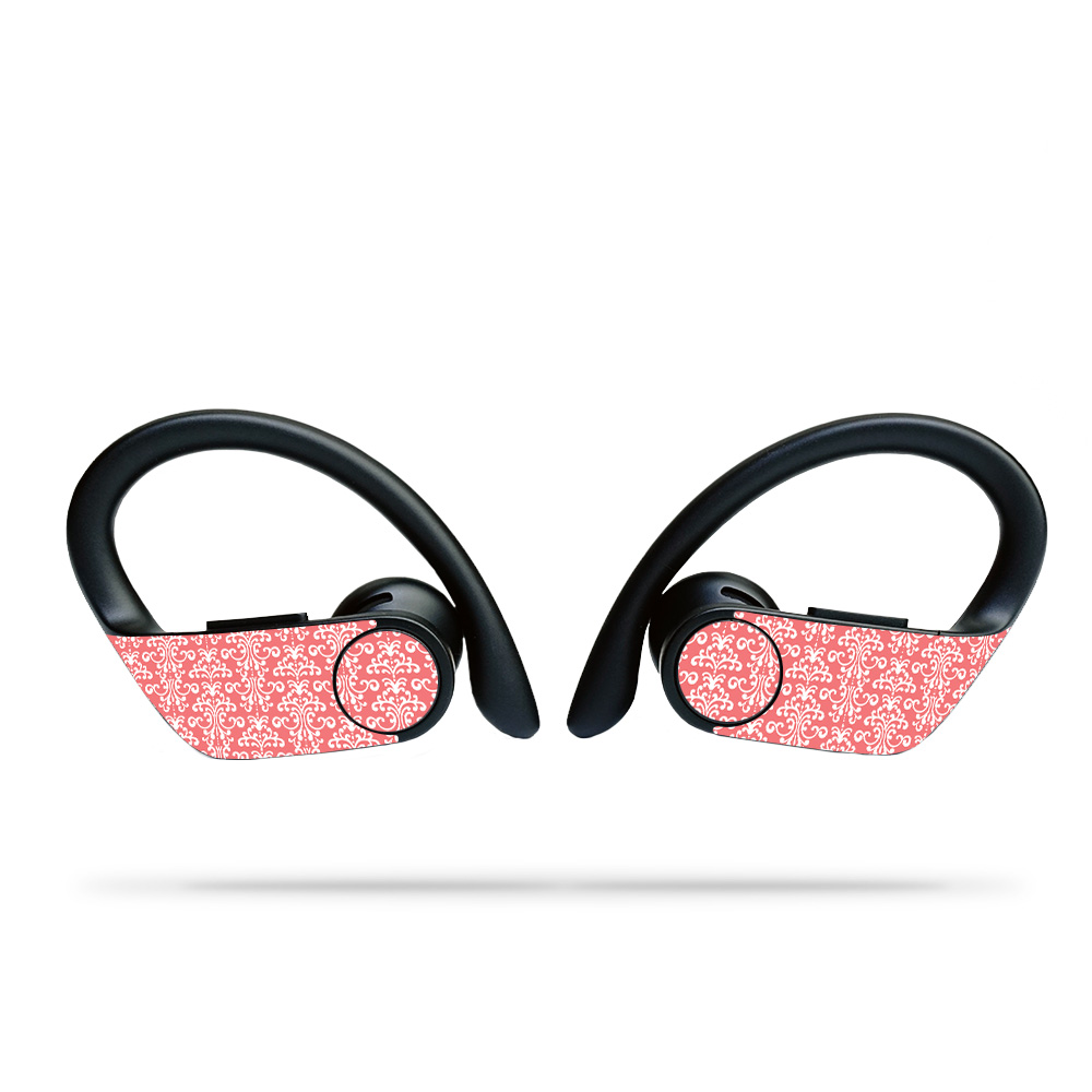 BEPOBPR-Coral Damask Skin for Dre Powerbeats Pro Wireless Headphones - Coral Damask -  MightySkins