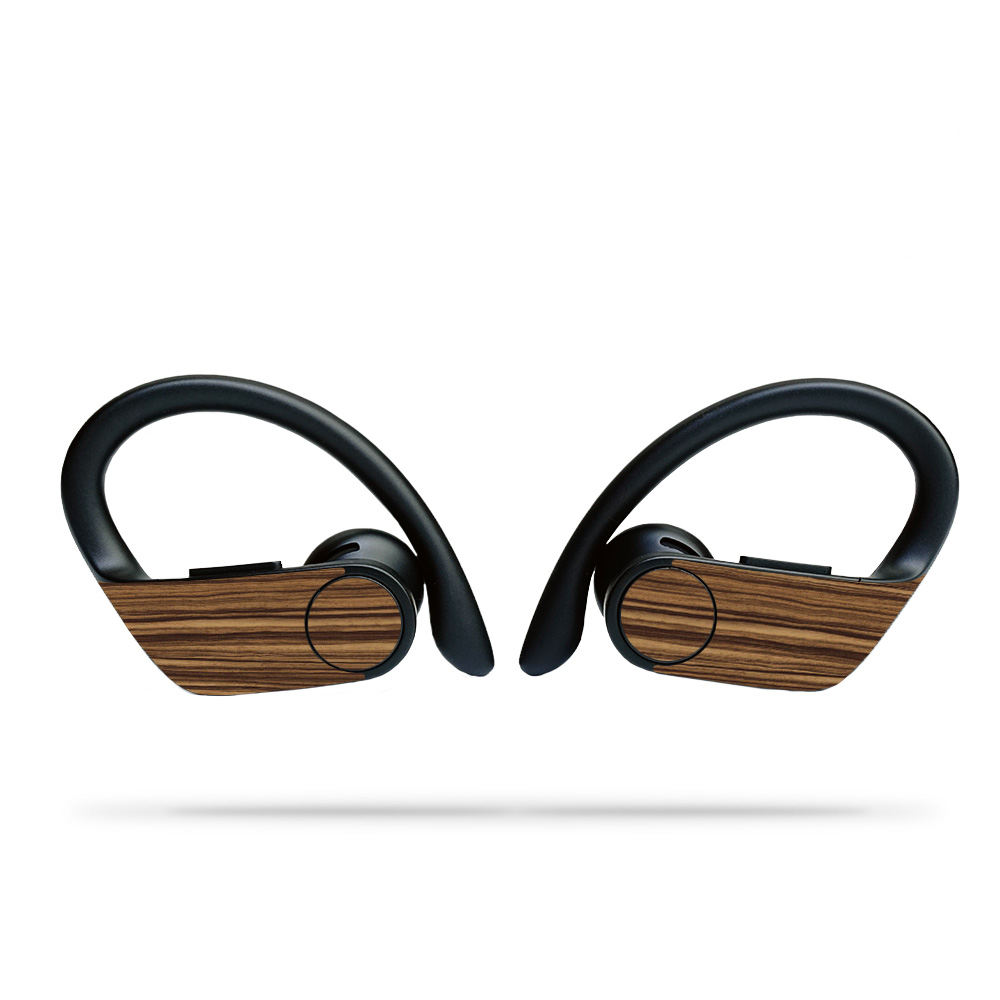 BEPOBPR-Dark Zebra Wood Skin for Dre Powerbeats Pro Wireless Headphones - Dark Zebra Wood -  MightySkins