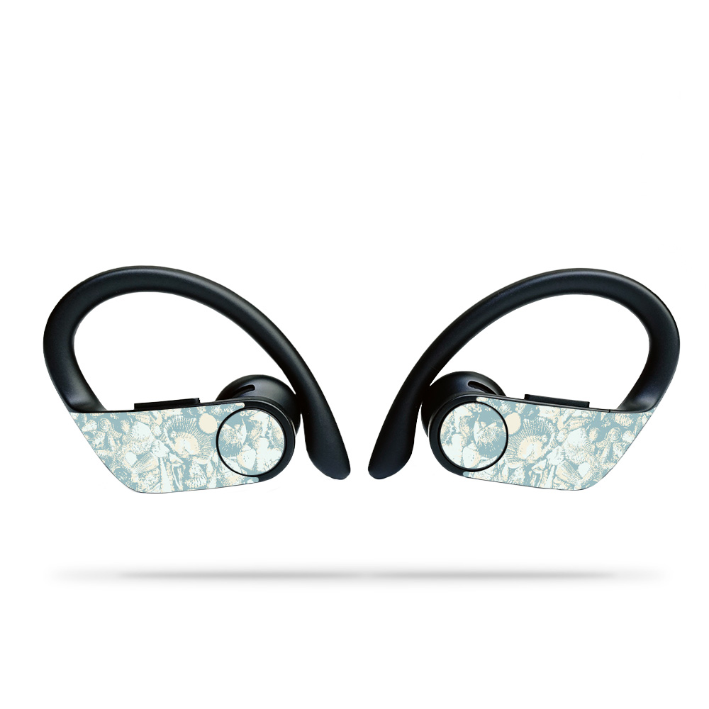 BEPOBPR-Blue Seashells Skin for Dre Powerbeats Pro Wireless Headphones - Blue Seashells -  MightySkins