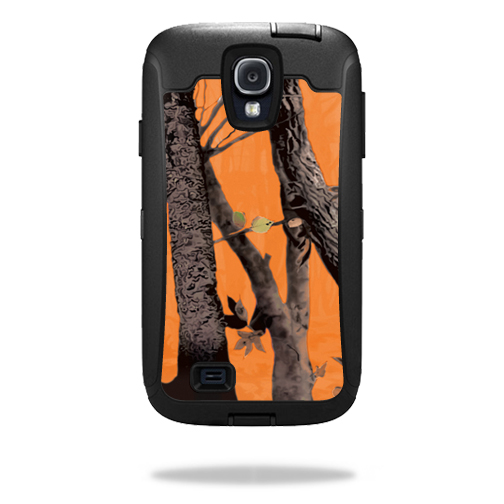 OTDSGS4-Orange Camo Skin for Otterbox Defender Samsung Galaxy S4 Case Wrap Cover Sticker - Orange Camo -  MightySkins
