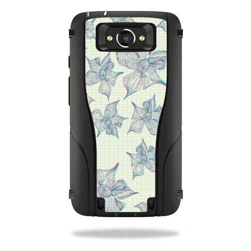 Picture of MightySkins OTDMODTUR-3d Flowers Skin for Otterbox Defender Droid Turbo Case Wrap Cover Sticker - 3D Flowers