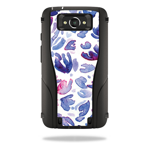 Picture of MightySkins OTDMODTUR-Blue Petals Skin for Otterbox Defender Droid Turbo Case Wrap Cover Sticker - Blue Petals