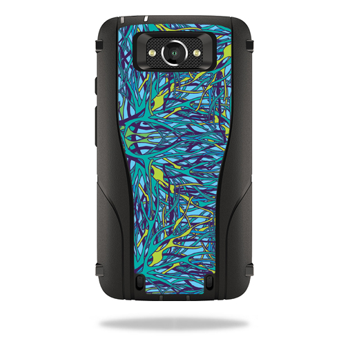 Picture of MightySkins OTDMODTUR-Blue Veins Skin for Otterbox Defender Droid Turbo Case Wrap Cover Sticker - Blue Veins