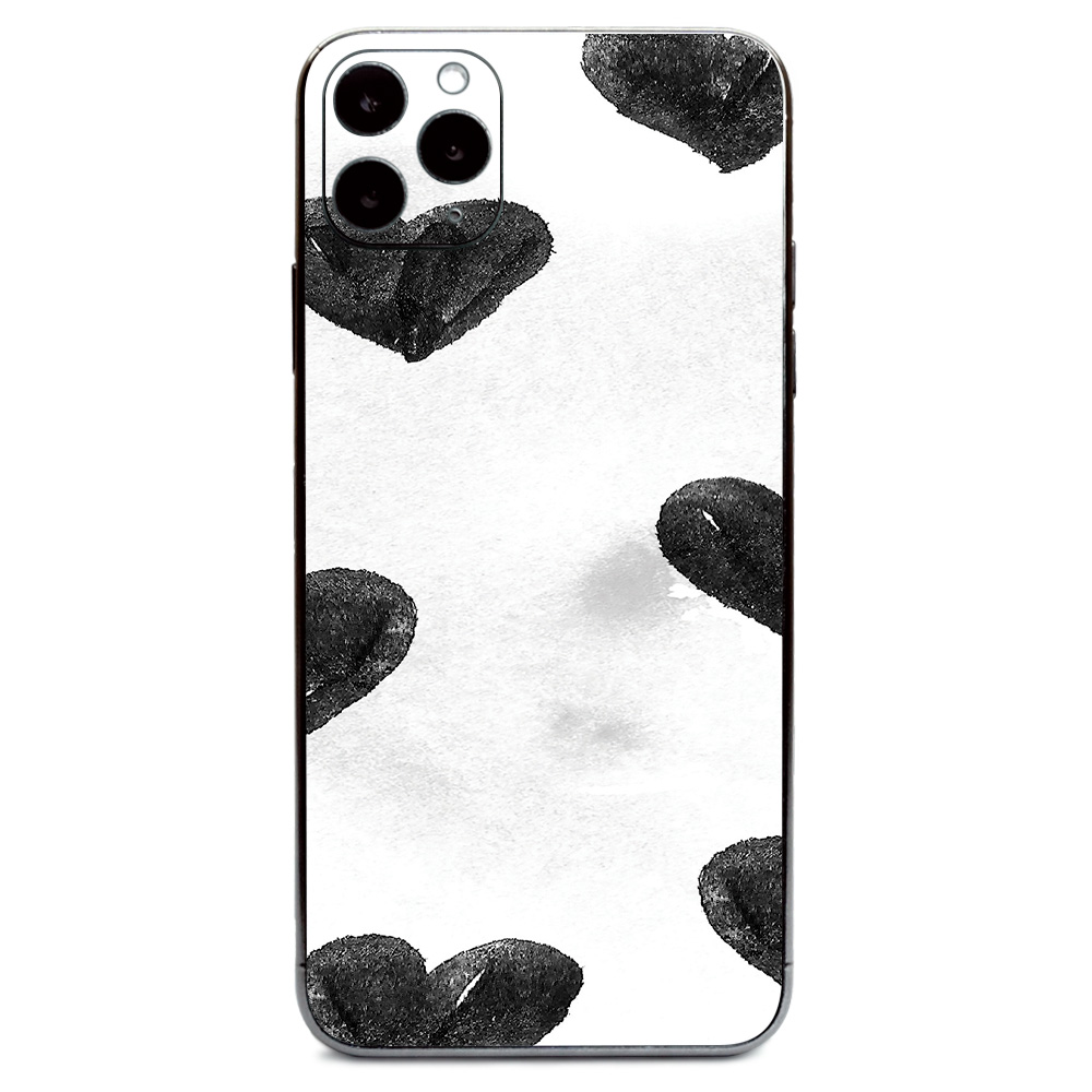 APIPH11PRM-Ink Hearts Skin for Apple iPhone 11 Pro Max - Ink Hearts -  MightySkins