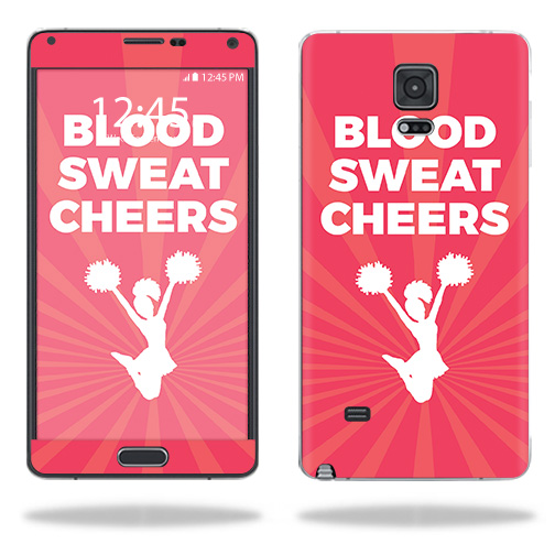 SGNOTE4-Blood Sweat Cheers Skin for Samsung Galaxy Note 4 - Blood Sweat Cheers -  MightySkins