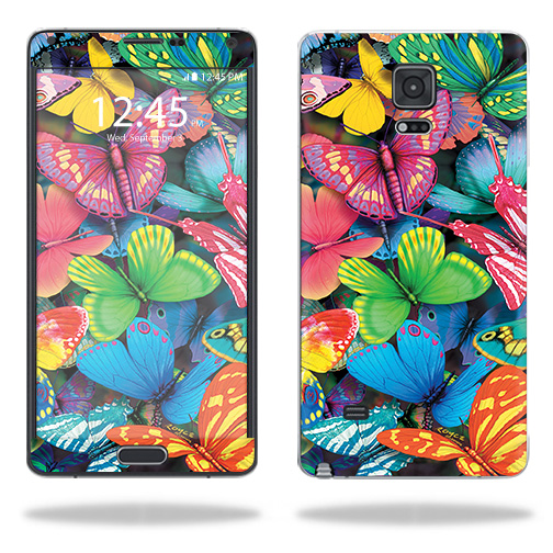 SGNOTE4-Butterfly Party Skin for Samsung Galaxy Note 4 - Butterfly Party -  MightySkins