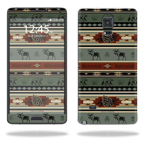 SGNOTE4-Cabin Stripes Skin for Samsung Galaxy Note 4 - Cabin Stripes -  MightySkins