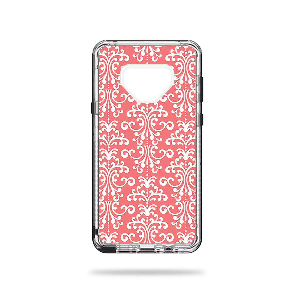 LIFNGNOTE9-Coral Damask Skin for Lifeproof Next Galaxy Note 9 - Coral Damask -  MightySkins