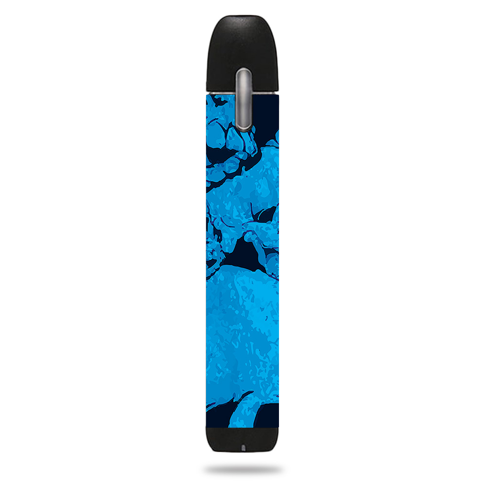 Picture of MightySkins VONERLMY-Blue Skulls Skin for My Von Erl - Blue Skulls