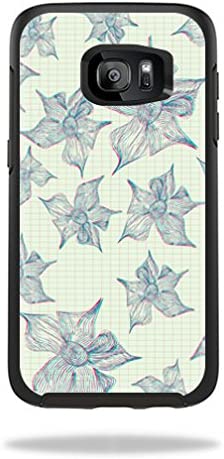 OTSSGS7-3d Flowers Skin for Otterbox Symmetry Samsung Galaxy S7 Case Wrap Cover Sticker - 3D Flowers -  MightySkins