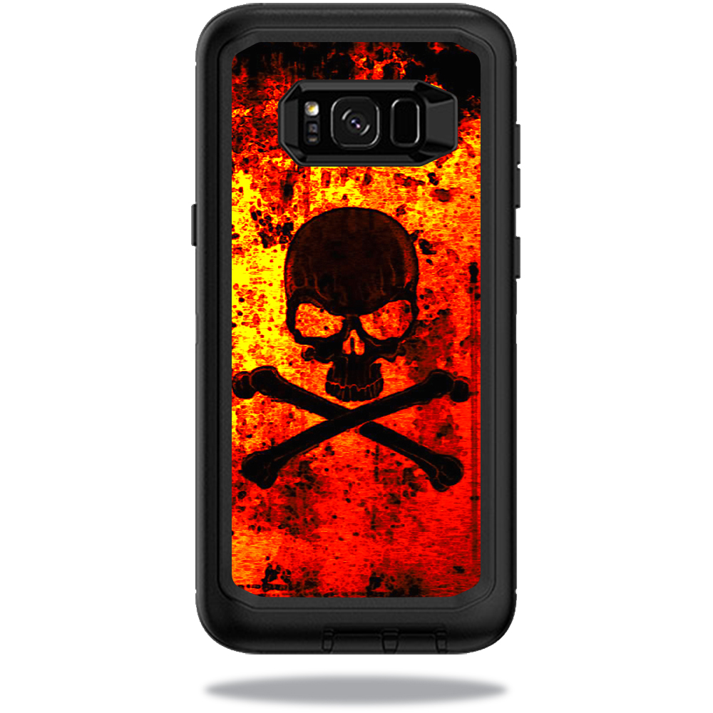 OTDSGS8PL-Bio Skull Skin for Otterbox Defender Samsung Galaxy S8 Plus Case Wrap Cover Sticker - Bio Skull -  MightySkins