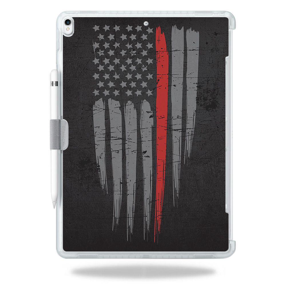 OTSIPPRO2-Thin Red Line Skin for Otterbox Symmetry Apple iPad Pro 12.9 in. 2017 - Thin Red Line -  MightySkins