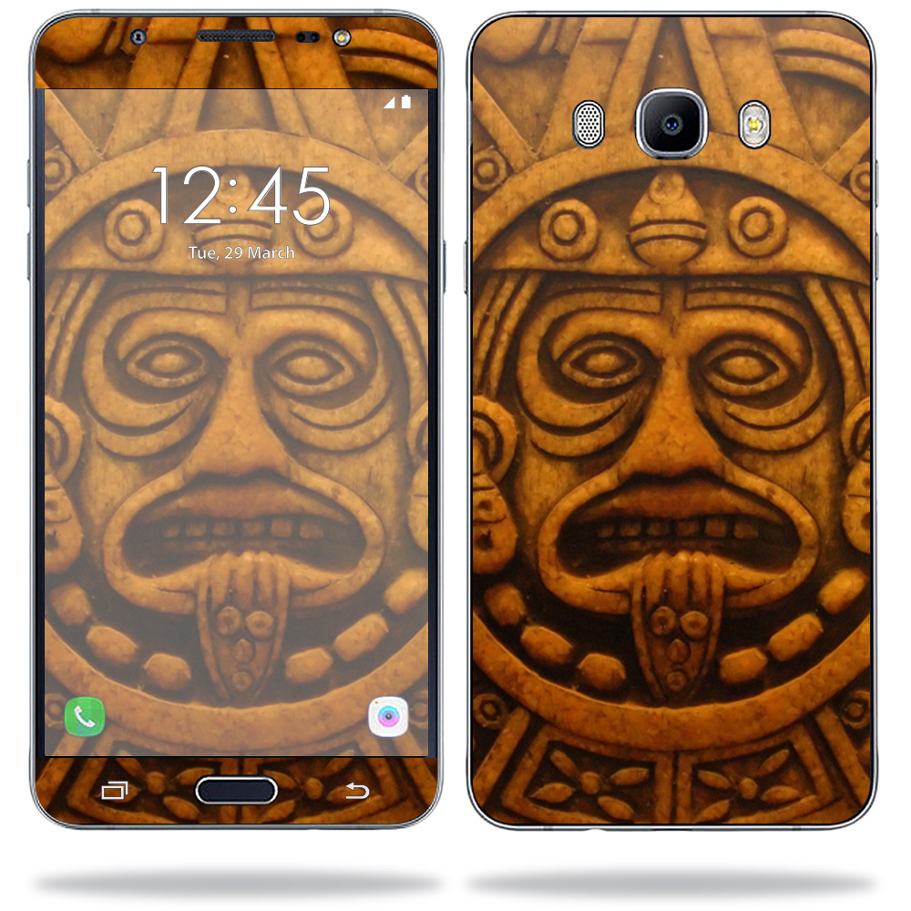 SAGJ71-Carved Aztec Skin for Samsung Galaxy J7 2016 Wrap Cover Sticker - Carved Aztec -  MightySkins