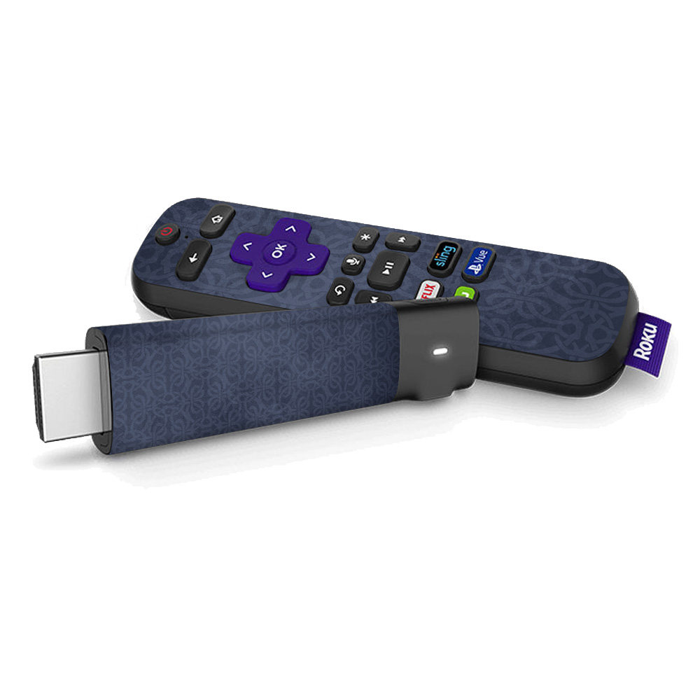 Picture of MightySkins ROSTSPL-Charcoal Lattice Skin for Roku Streaming Stick Plus - Charcoal Lattice