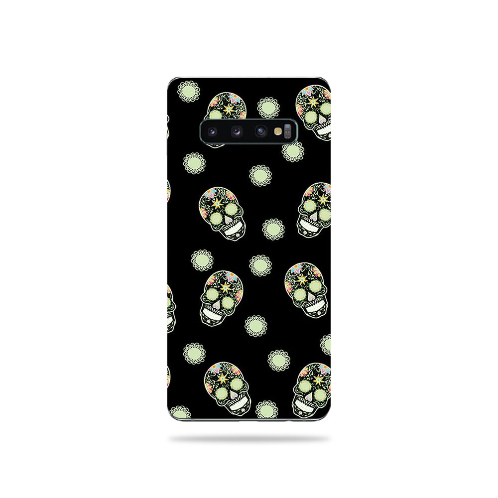 SAGS10PL-Nighttime Skulls Skin for Samsung Galaxy S10 Plus - Nighttime Skulls -  MightySkins