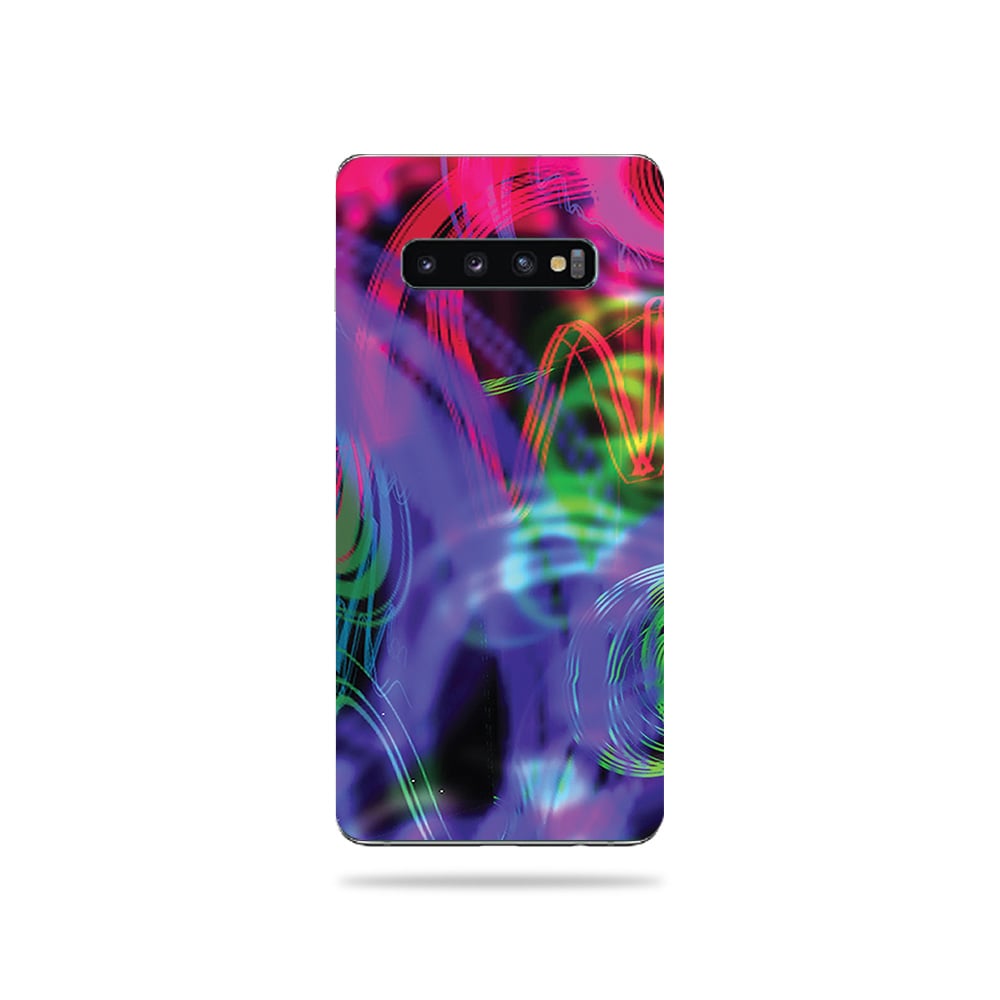 SAGS10PL-Neon Splatter Skin for Samsung Galaxy S10 Plus - Neon Splatter -  MightySkins