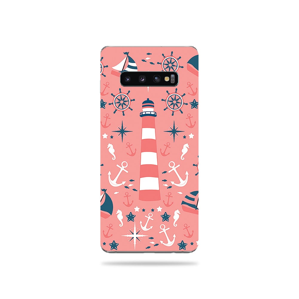 SAGS10PL-Nautical Dream Skin for Samsung Galaxy S10 Plus - Nautical Dream -  MightySkins