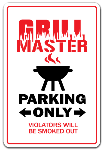 10 x 14 in. Grill Master Sign - BBQ Cookout Tailgating Cook Dad Burger Hot Dogs -  Amistad, AM3948039