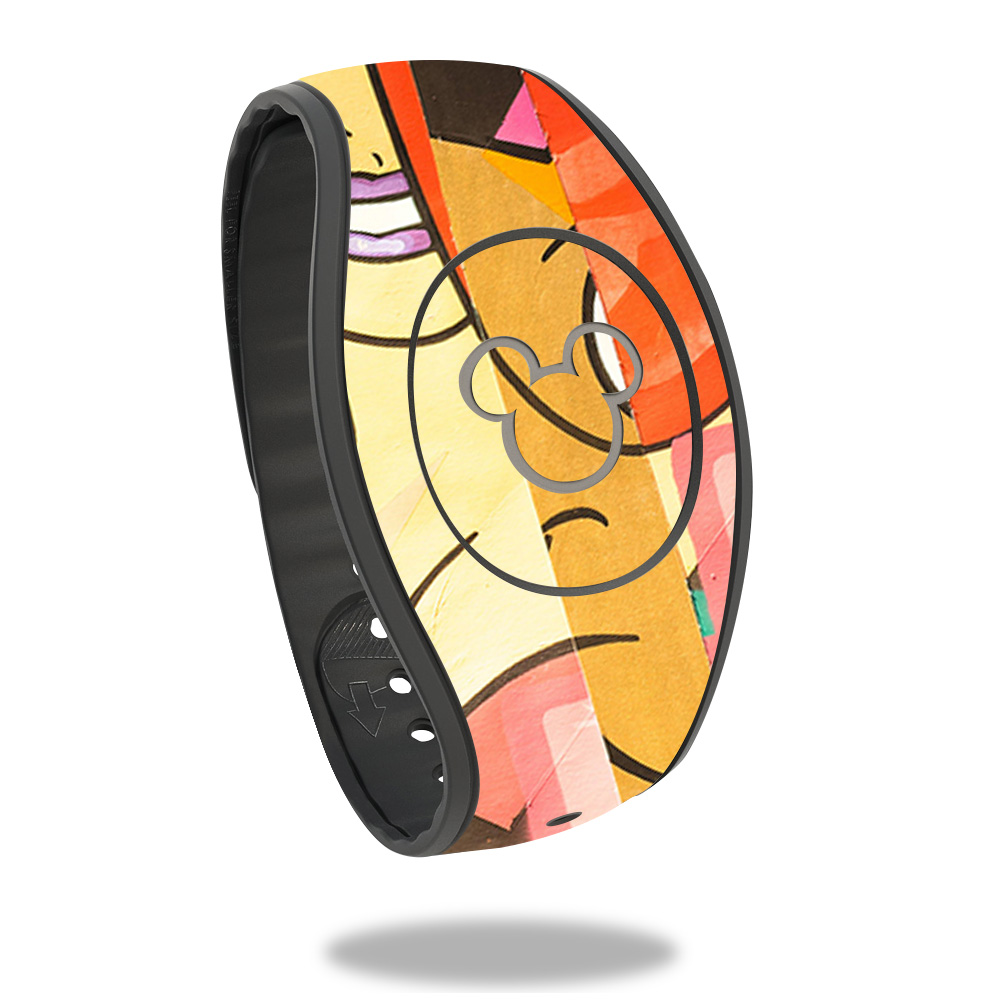Picture of MightySkins DIMABA17-Cartoon Smiles Skin for Disney Magicband 2 - Cartoon Smiles