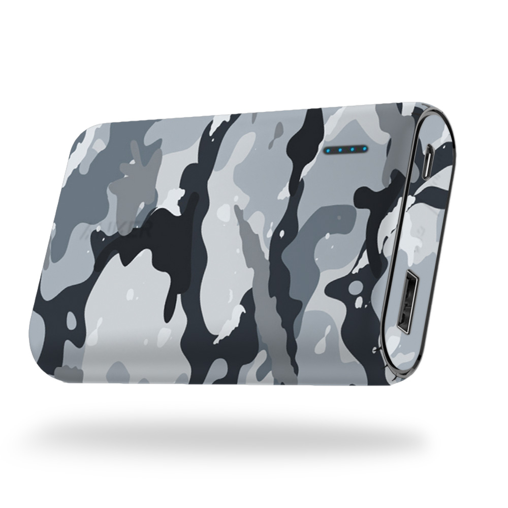 Picture of MightySkins ANPC10K-Gray Camouflage Skin for Anker Powercore 10000 - Gray Camouflage