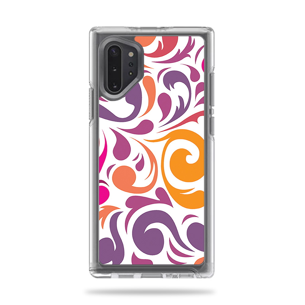 OTSSNO10PL-Swirly Girly Skin for Otterbox Symmetry Samsung Galaxy Note 10 Plus - Swirly Girly -  MightySkins