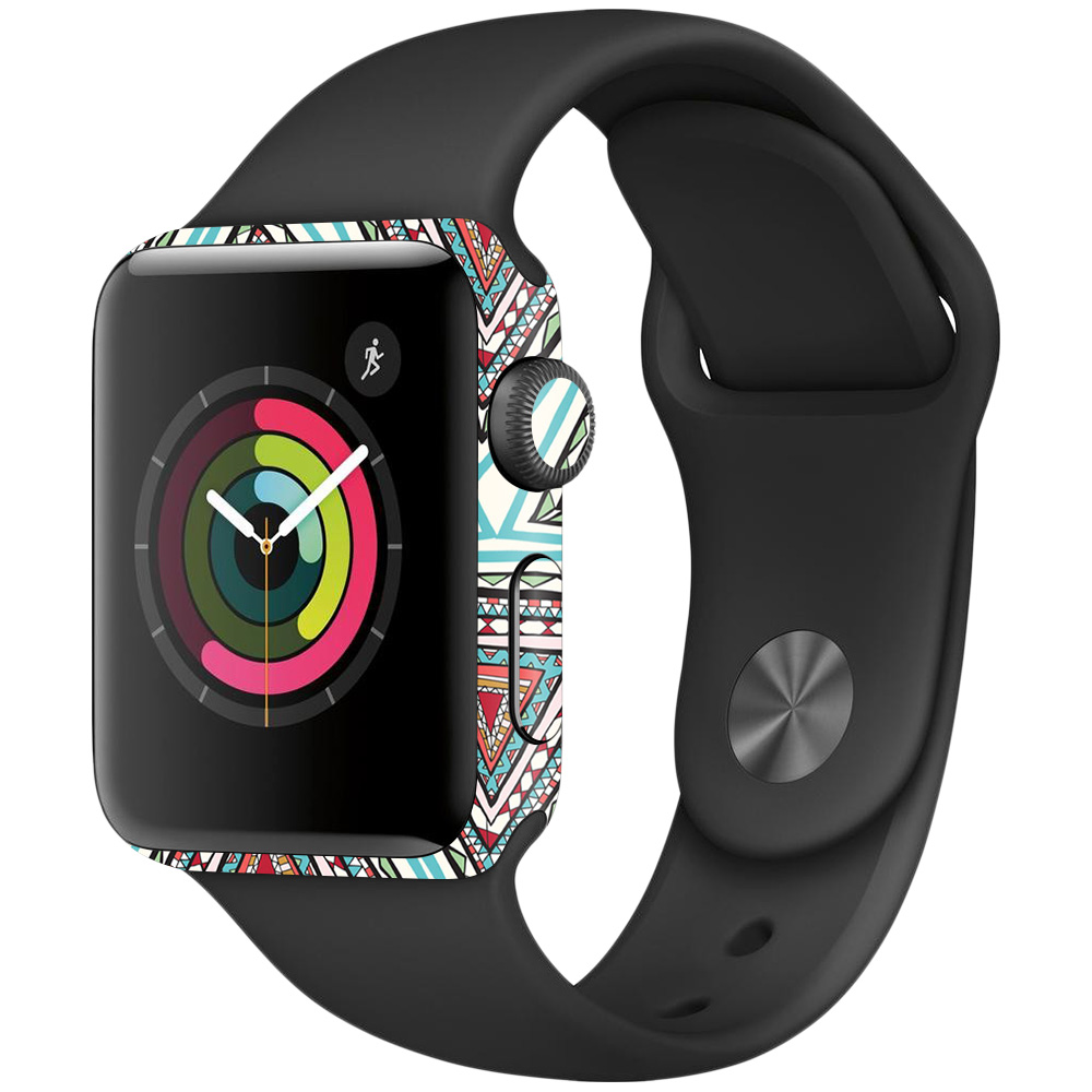 Picture of MightySkins APW422-Aztec Pyramids Skin for Apple Series 2 42 mm - Aztec Pyramids