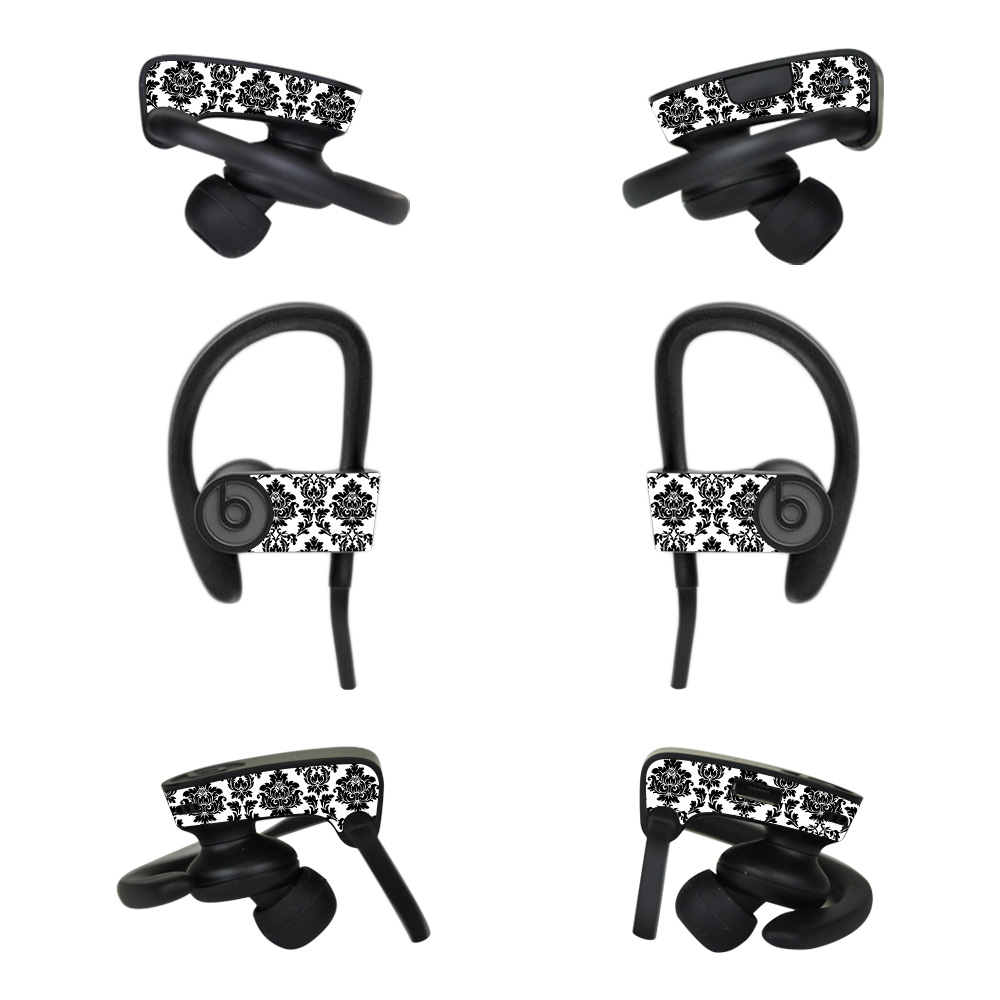 BEPOB3-Vintage Damask Skin for Dr Dre Powerbeats3 Wireless In-Ear Headphones - Vintage Damask -  MightySkins