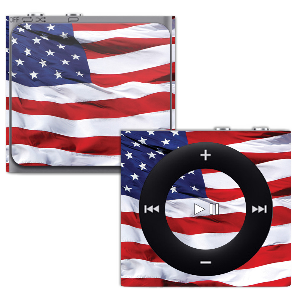 APIPSH-American Flag Skin for Apple iPod Shuffle 4G - American Flag -  MightySkins