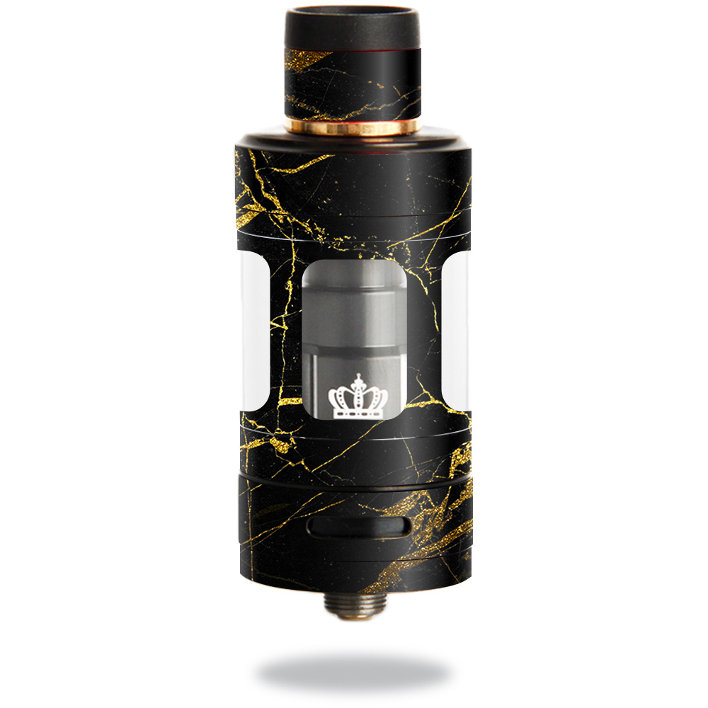 MightySkins UWCROWN3-Black Gold Marble