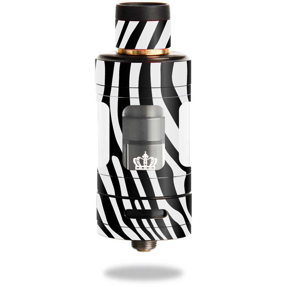 UWCROWN3-Black Zebra Skin for Uwell Crown 3 Tank - Black Zebra -  MightySkins