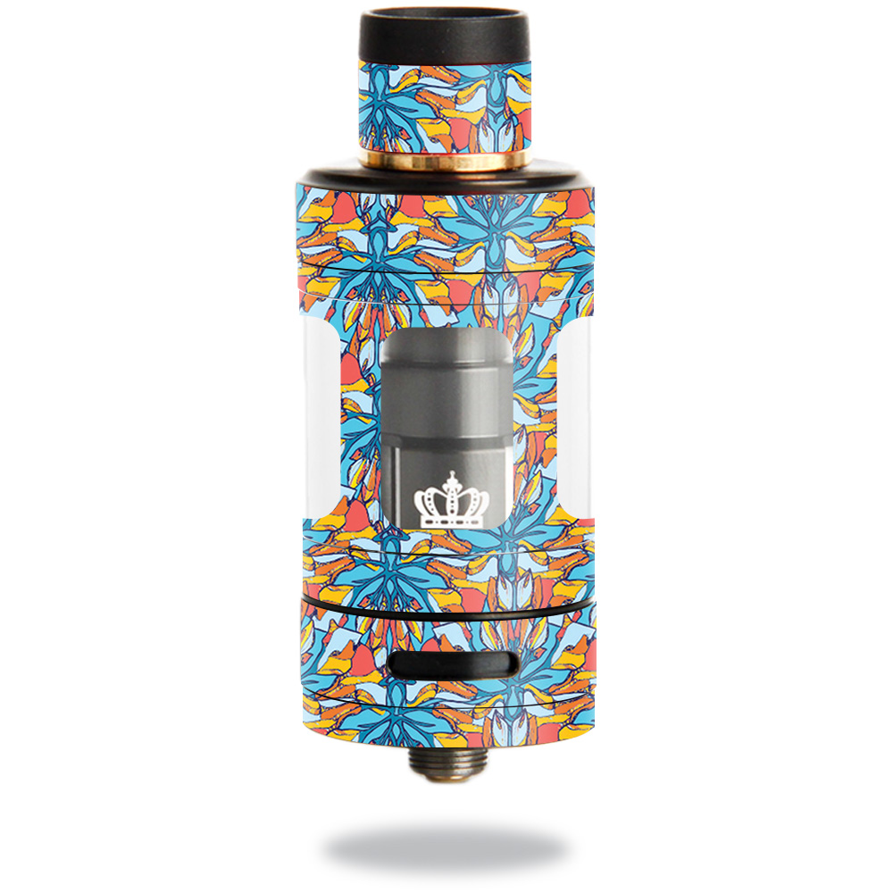 UWCROWN3-Sunset Flowers Skin for Uwell Crown 3 Tank - Sunset Flowers -  MightySkins