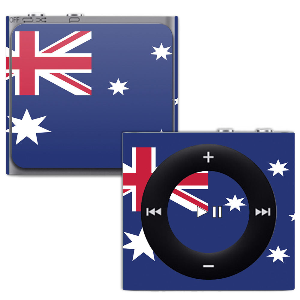 APIPSH-Australian Flag Skin for Apple iPod Shuffle 4G - Australian Flag -  MightySkins